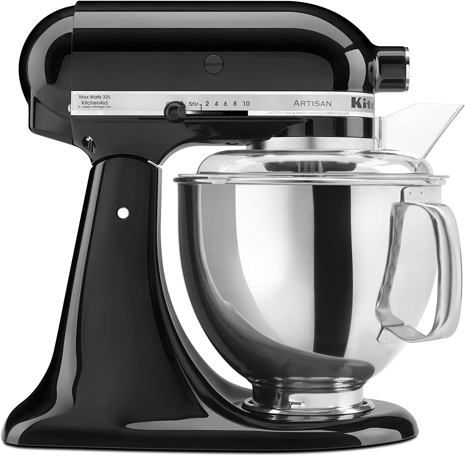 Batidora de 5 qt - Incluye 3 accesorios - Color negro - Kitchenaid