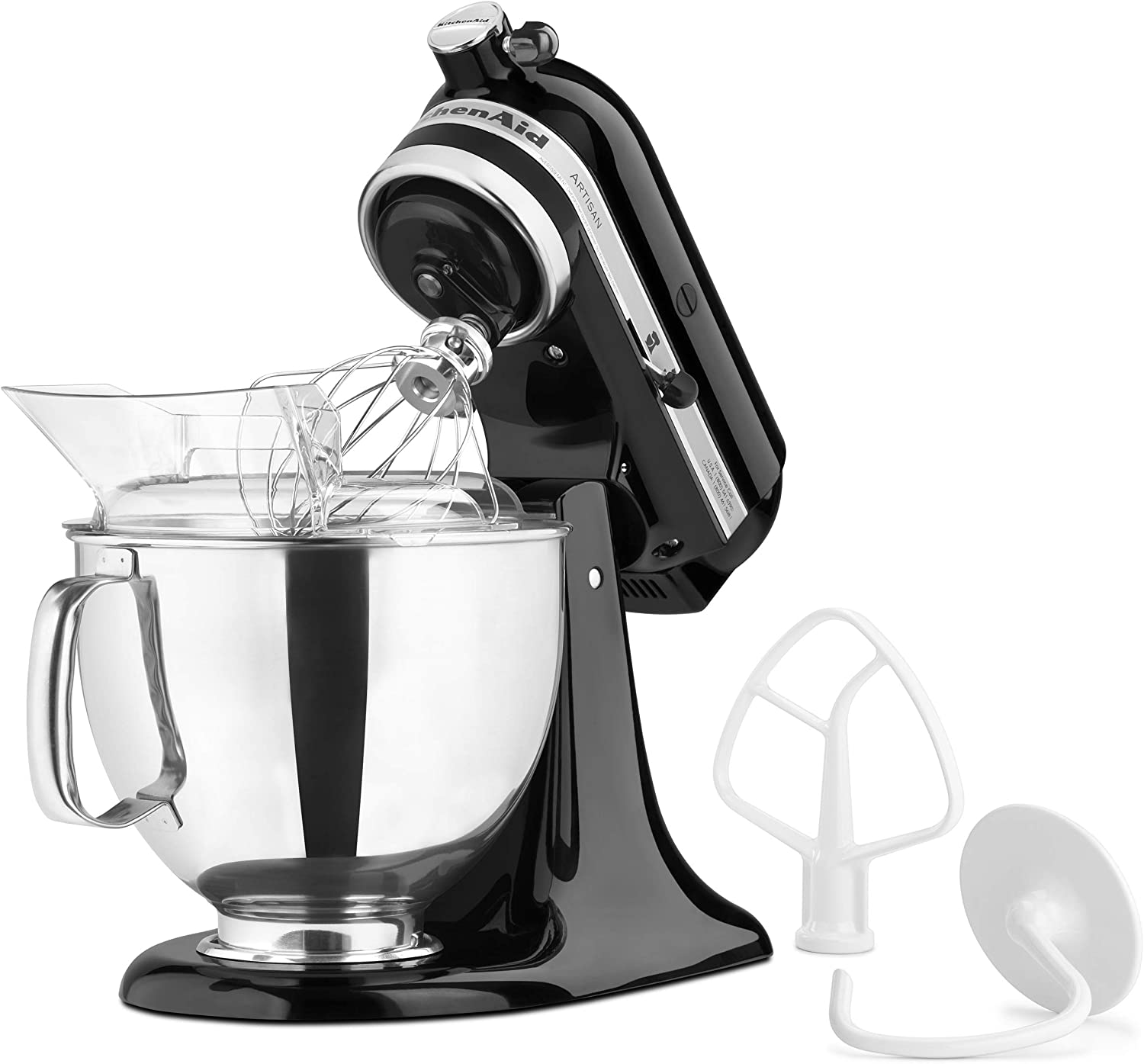 Batidora de 5 qt - Incluye 3 accesorios - Color negro - Kitchenaid