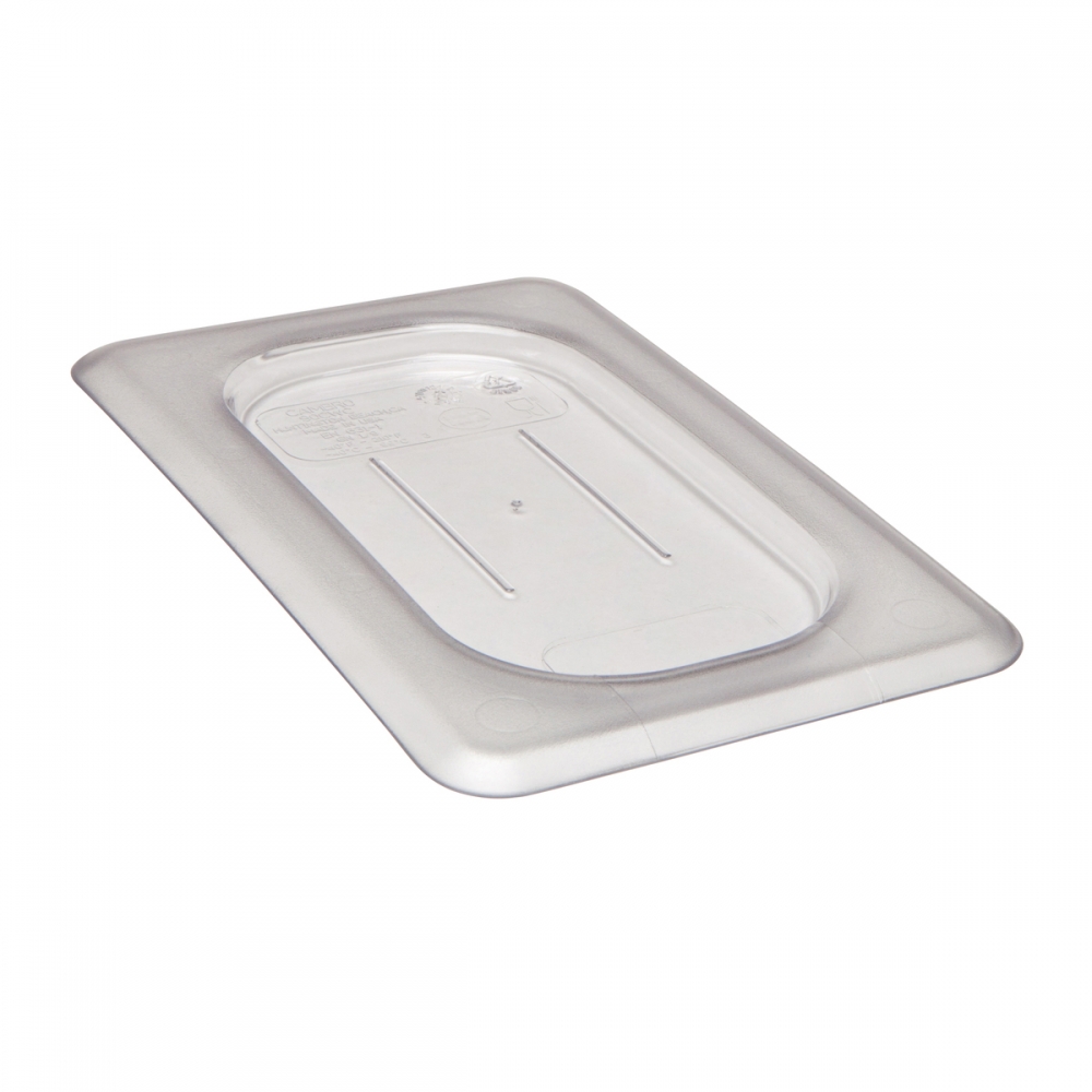 Tapa plana azafate de 1/9 policarbonato transparente Cambro