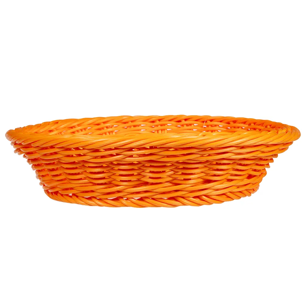 Canasta circular en polipropileno de 11.5&quot; color naranja - GET