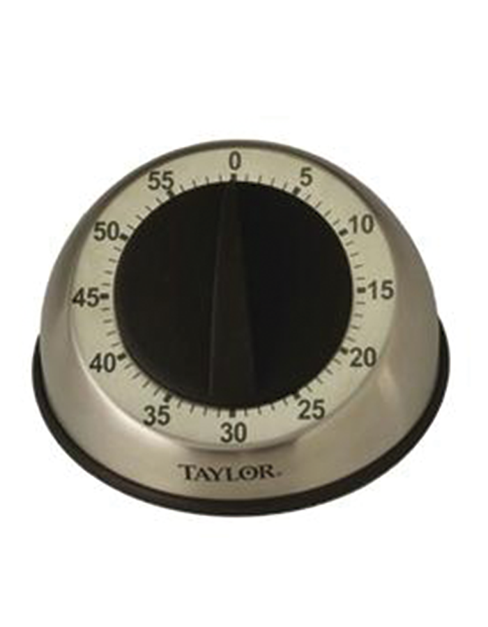 Temporizador análogo acero inox 60 minutos - Taylor Precision