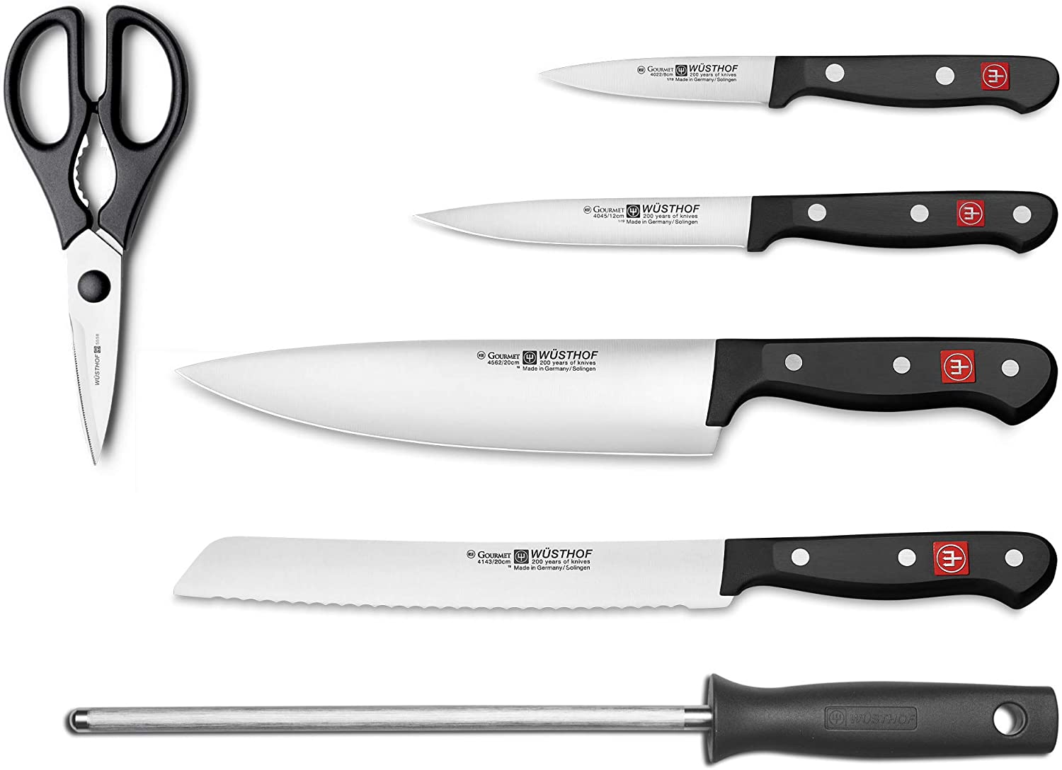 Bloque de cuchillos de 6 piezas (Gourmet) - Wusthof