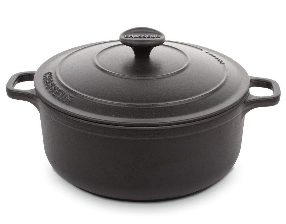 Cocotte en hierro fundido de 5 l, Color negro - Chasseur