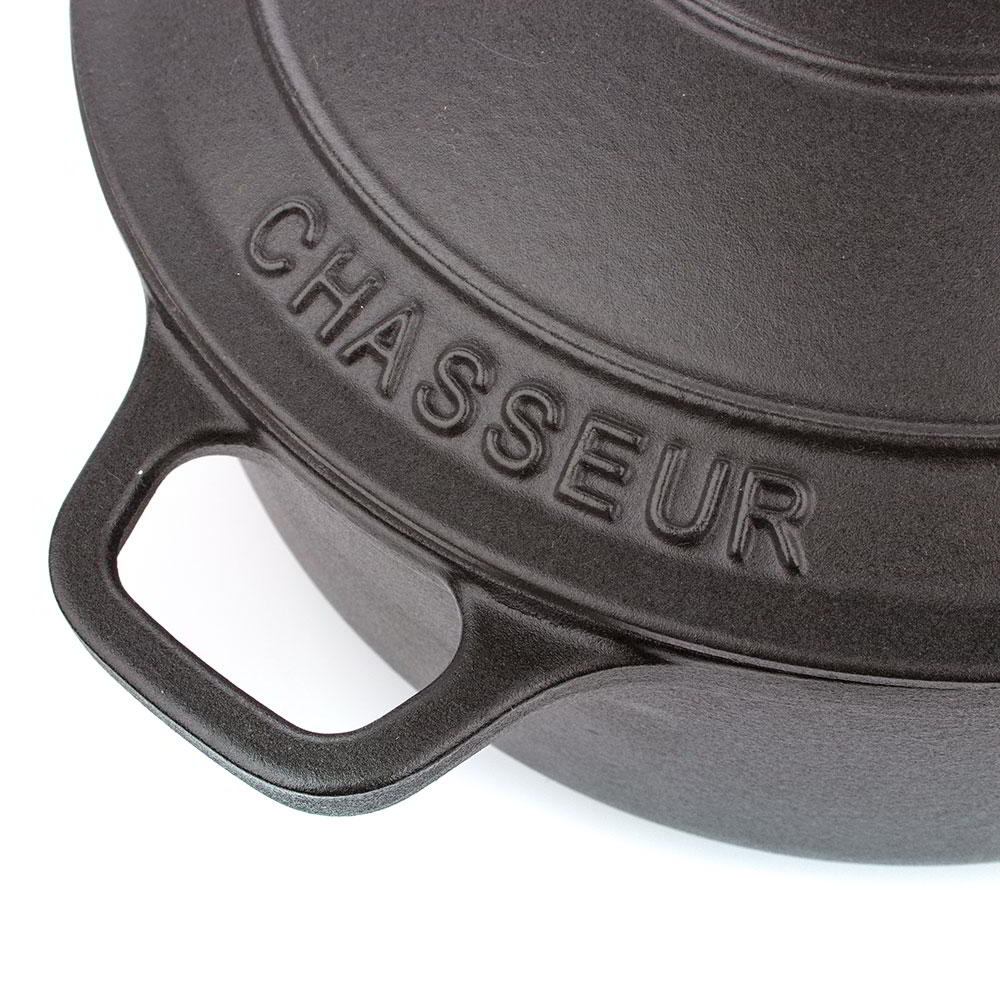 Cocotte en hierro fundido de 5 l, Color negro - Chasseur