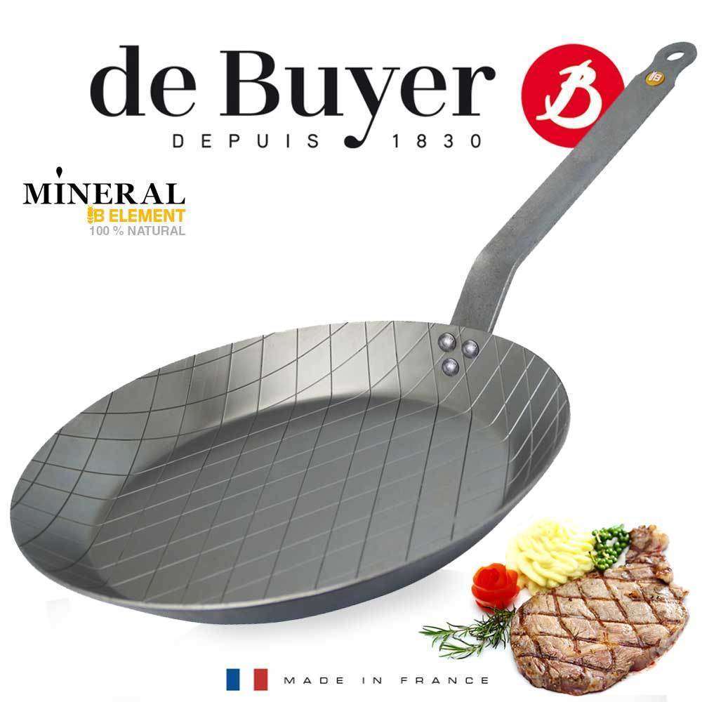 Sarten steak - mineral B- hierro 24cm De Buyer