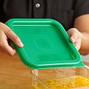Tapa para los recipientes cuadrados 1.9 y 3.8lt verde - Cambro China