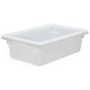 [12186P148] Caja alimentos polietileno 11.4lt 30.5 x 46 x 15cm blanco - Cambro