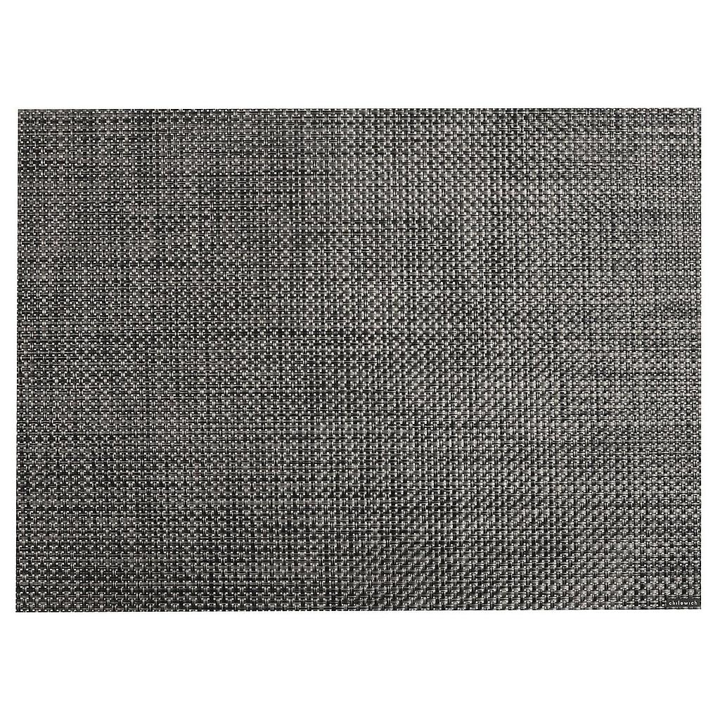 Individual basketweave carbón rectangular 30 x 41 cm (Outlet) - Chilewich