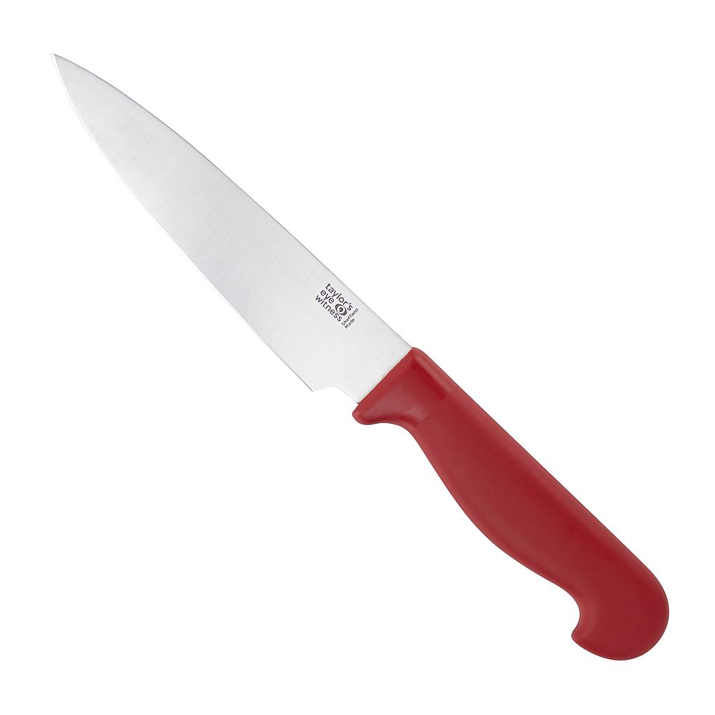 Cuchillo cocinero 25.4 cm mango rojo - Browne