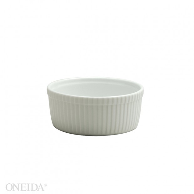 Ramekin soufflé porcelana 147ml - 9.2cm blanco brillante  - Oneida
