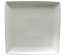 [R4020000115S] Plato cuadrado porcelana fina 12.7cm fusión  - Oneida