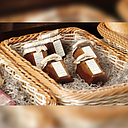 Canasta rectangular en polipropileno color miel (Outlet) - GET