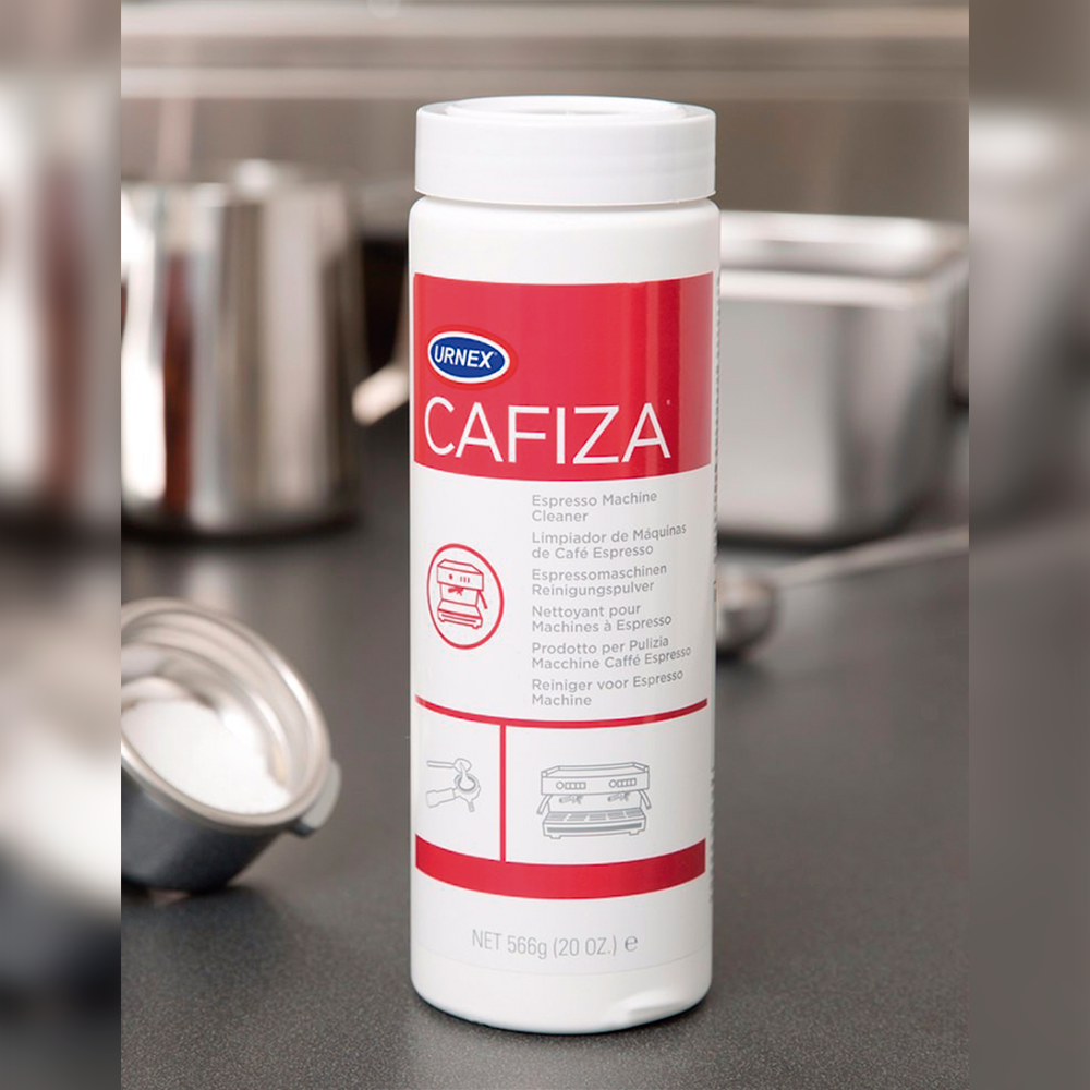 Polvo limpiador Espresso cafiza frasco de 20 oz - Urnex