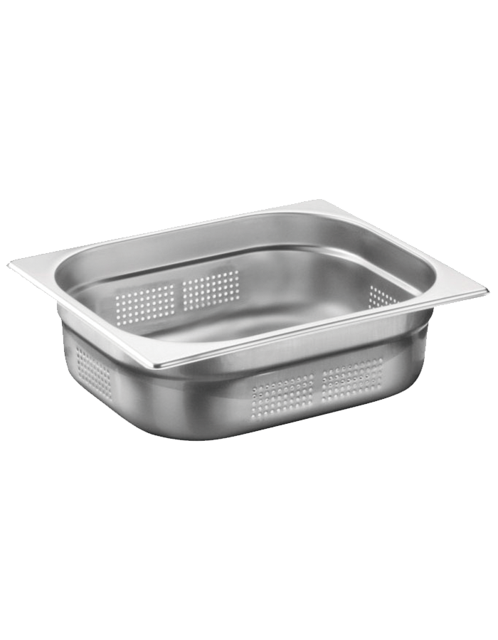 Azafate perforado de acero inoxidable GN 1/2 de 26.5 x 32.5 x 10 cm - Ozti