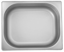 Recipiente de 1/2 en acero inoxidable 32.5x26.5x15cm - Ozti