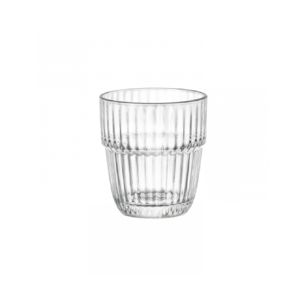Vaso Barshine Rocks 10 1/4 oz | 305 ml - Alt 9,2cm Dim 8,4 cm Tipo de Vidrio Vidrio Templado - Bormioli Rocco