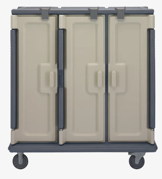 Carro de entrega de alimentos de 60 bandejas Gris Granito - Cambro USA
