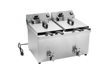 Freidora de sobremesa doble eléctrica de trabajo mediano - Vollrath