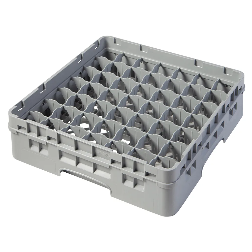 Cesta de lavado de 49 compartimientos (6,2 cm de diametro) para cristaleria hasta 9,2 cm de alto - Cambro China