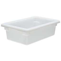 [12186P148] Caja alimentos polietileno 11.4lt 30.5 x 46 x 15cm blanco - Cambro