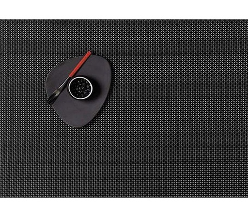 [100109-004-O] Individual basketweave negro rectangular 30 x 41 cm (Outlet) - Chilewich