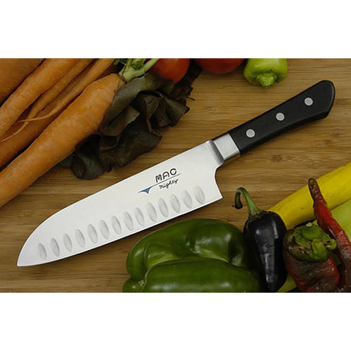 [MSK-65] Cuchillo Santoku 17 cm - Dimples professional - Mac