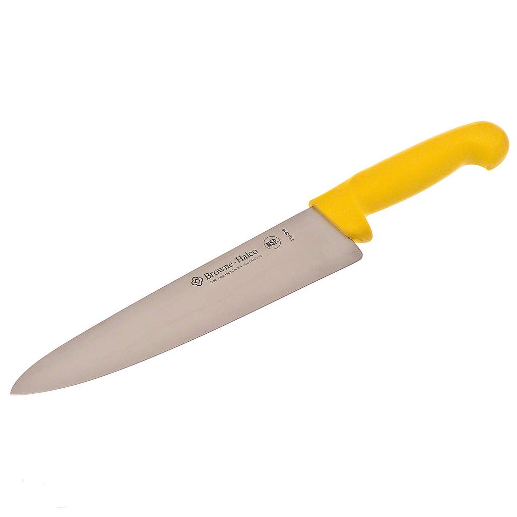 [PC12910YL] Cuchillo de Chef 25 cm - Mango Amarillo - Browne
