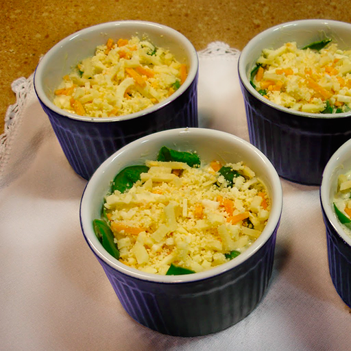 [RM-387-CB] Ramekin acanalado de 2 oz. Azul cobalto - GET