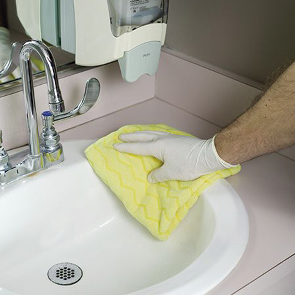 [1997785] Paño Microfibra ligera 40 x 40 cm color amarillo - Rubbermaid Local
