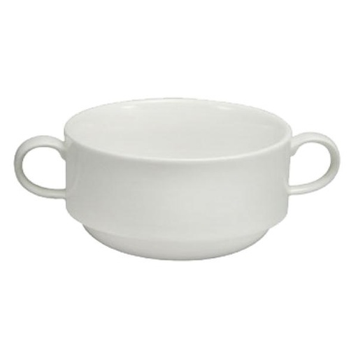 [W6030000702-O] Tazón consome cromwell con asas 280ml - 15cm (Outlet) - Oneida