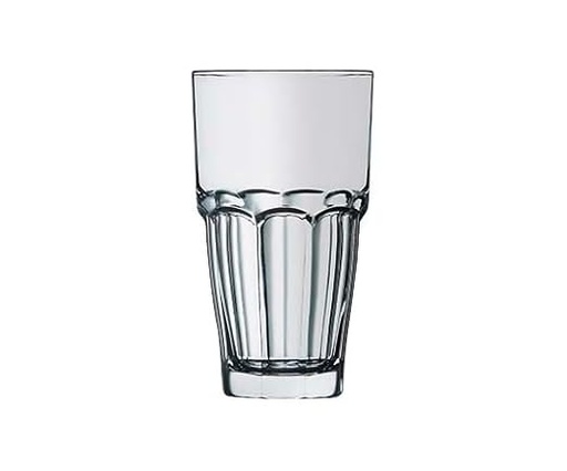 [418920BCM121990] Vaso Rock Bar Slim 12 1/2 oz | 369 ml - Alt 14,4cm Dim 7,7 cm Tipo de Vidrio Vidrio Templado - Bormioli Rocco
