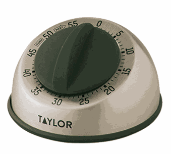 Temporizador análogo acero inox 60 minutos - Taylor Precision