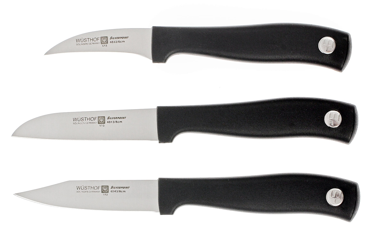 set de 3 cuchillos legumbres silverpoint Wusthof