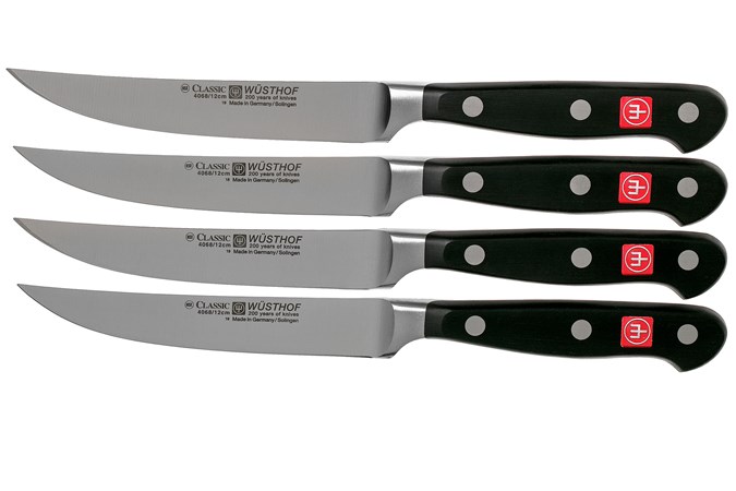 Set de 4 cuchillos para carne de 12 cm. Classic - Wusthof