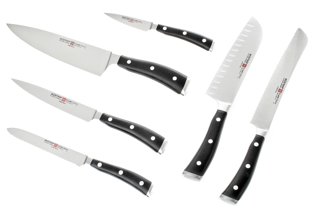 Bloque de cuchillos de 6 piezas (ikon) - Wusthof