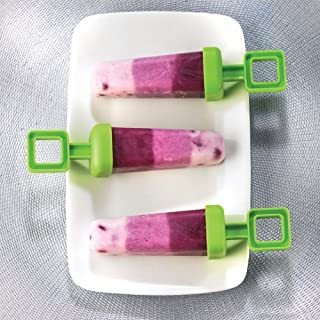 Set de 6 moldes para helado de ajuste a presión figura cuadrada - Cuisipro