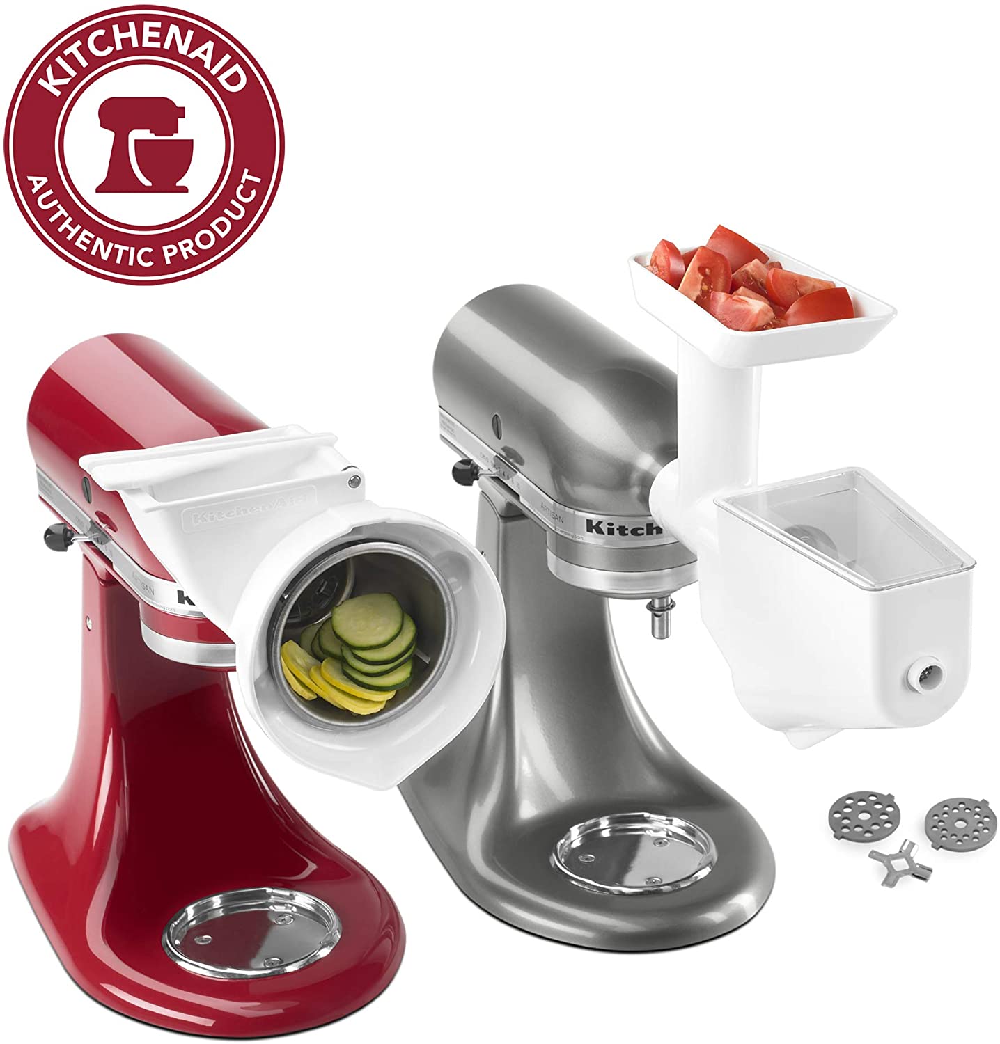 Set accesorios batidora cortador/rebanador picadora Kitchenaid