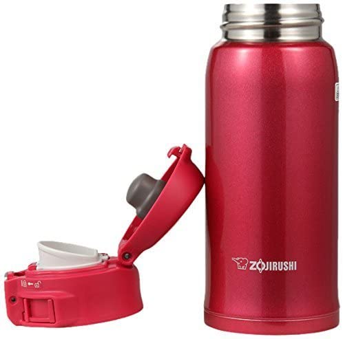 Termo de 12 oz aislado al vacío, color rojo claro - Zojirushi