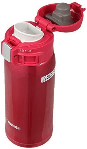 Termo de 12 oz aislado al vacío, color rojo claro - Zojirushi