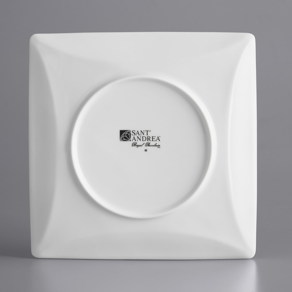 Plato Cuadrado de Porcelana Fina Nexus, 21.3 cm - Oneida