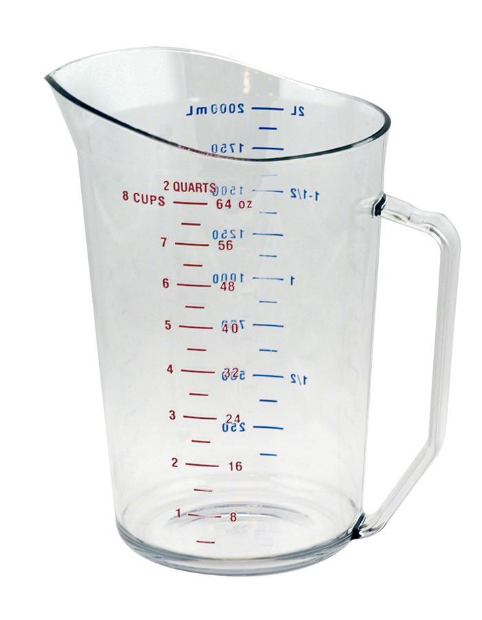 Jarra medidora de 2lts en policarbonato transparente - Cambro