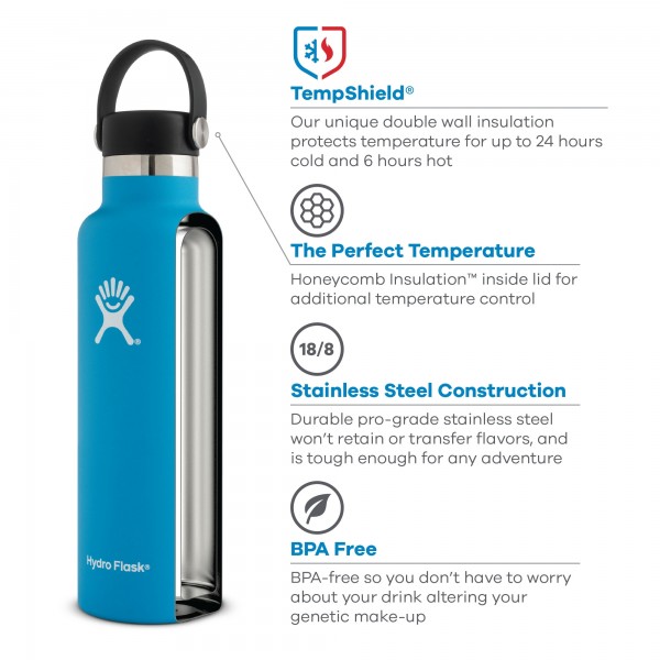 Termo para agua de 18 oz amarillo - Hydroflask