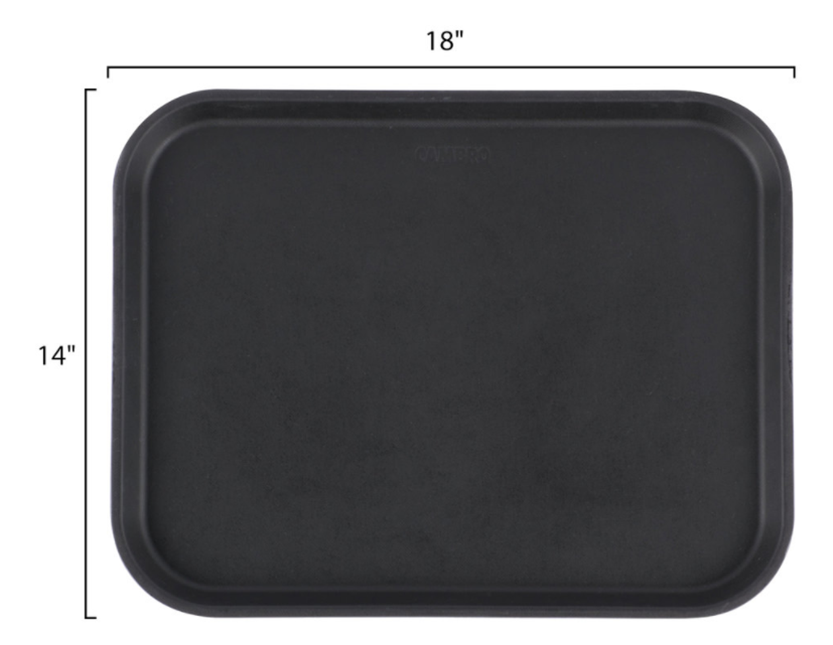 Bandeja antideslizante negra 36 x 46 cm  - Cambro