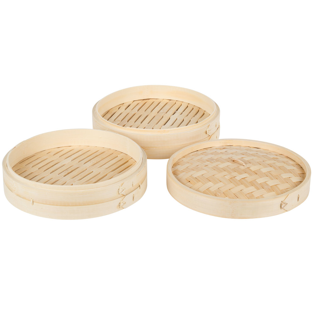 Set steamers en bamboo de 10&quot; town food