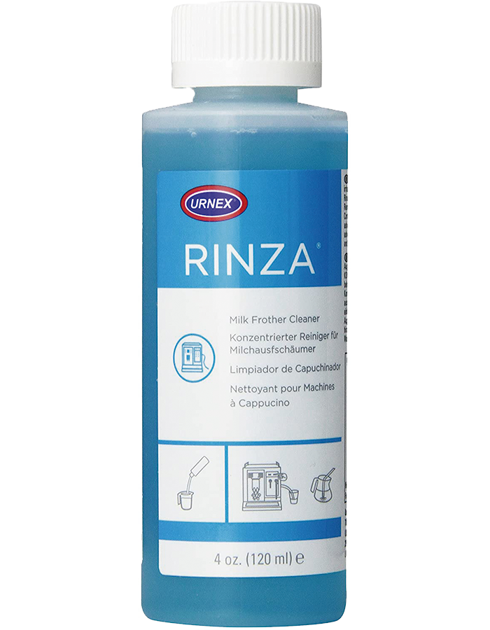 Limpiador liquido rinza para capuchinador, Botella 4oz - Urnex