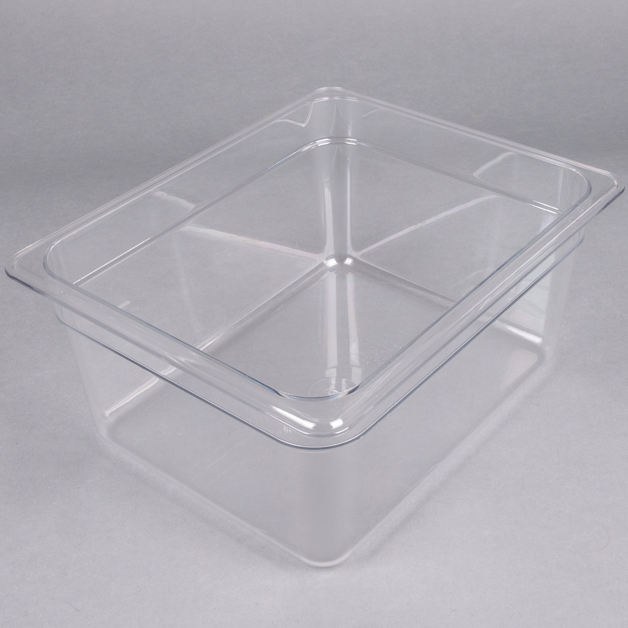 Recipiente 1/2 policarbonato 8.9 lts transparente Cambro