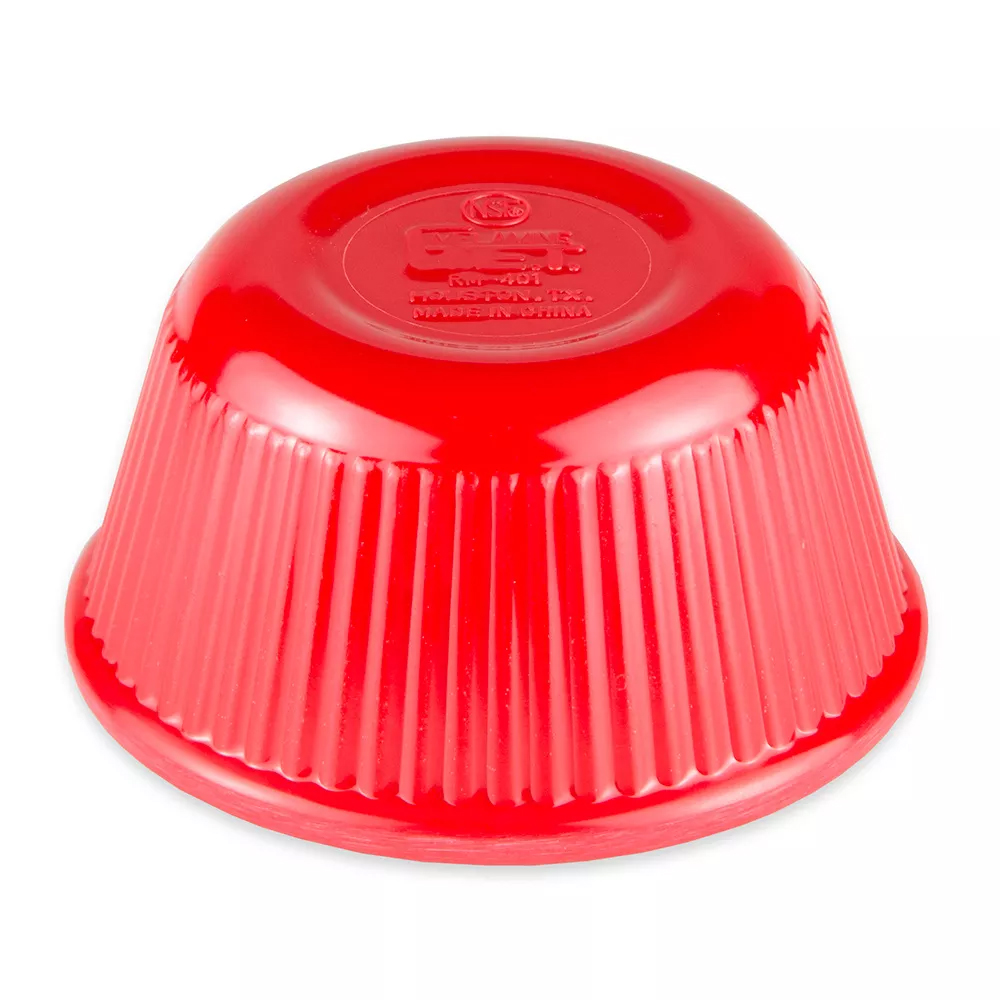 Ramekin acanalado de 4 oz. rojo - GET