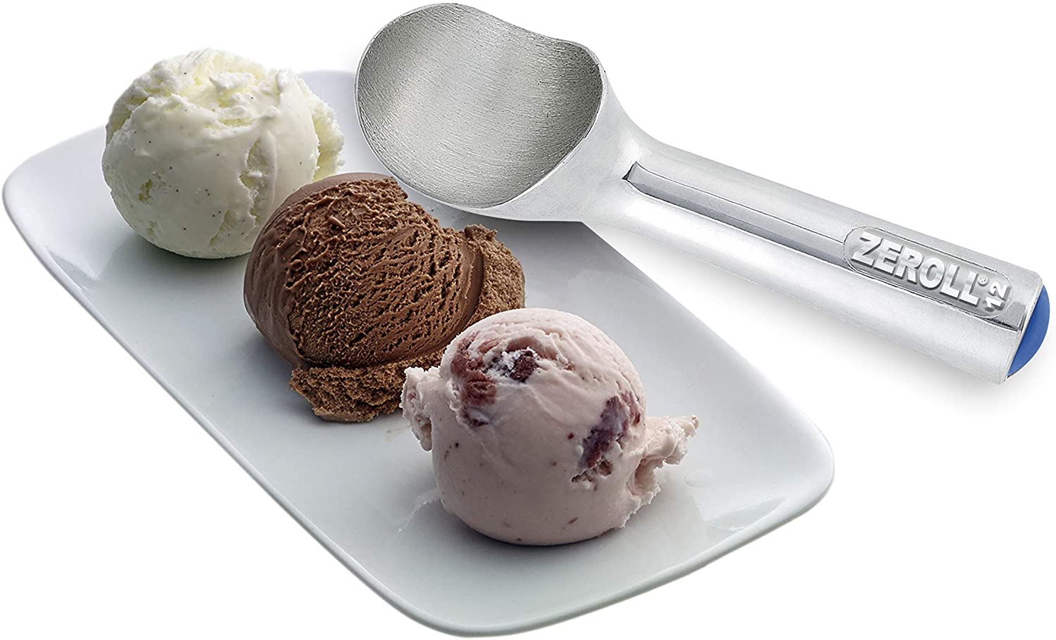 Cuchara helado brillante con fluido conductor de calor 3oz Zeroll