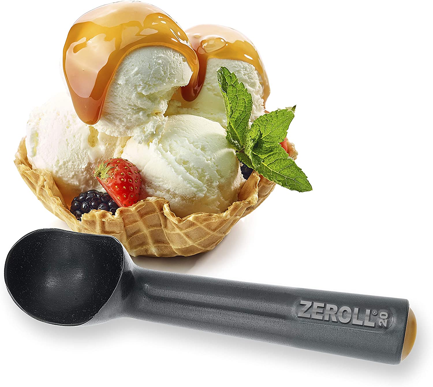 Cuchara helado con fluido conductor 2oz color negro - Zeroll