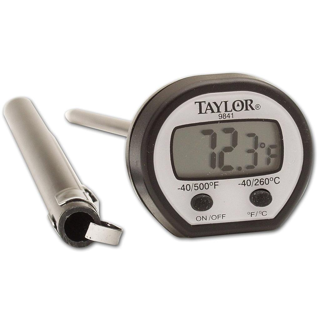 Termómetro digital de bolsillo con punzón de 5 y protector de caucho - Taylor Precisión